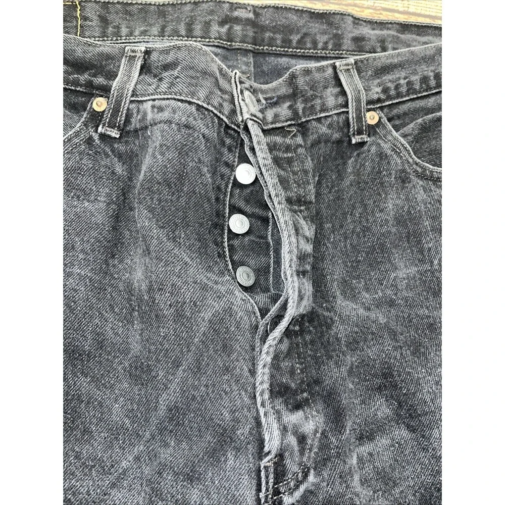 Vintage Levis Jean Men's Size 38 Black 501 90s Made In USA (2690)